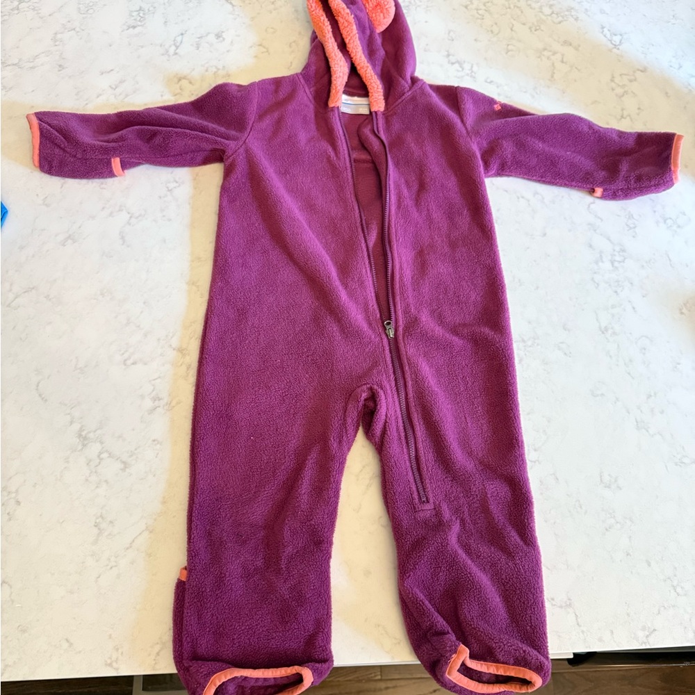 Columba girls toddler fleece bunting